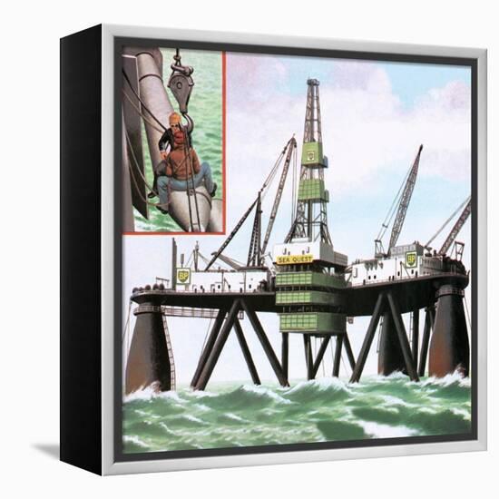 North Sea Oil-John Keay-Framed Premier Image Canvas