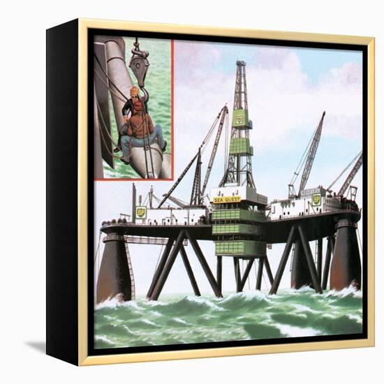 North Sea Oil-John Keay-Framed Premier Image Canvas