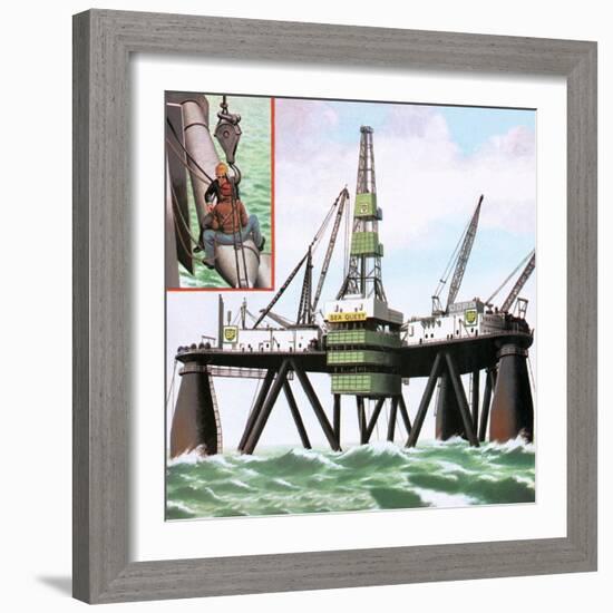 North Sea Oil-John Keay-Framed Giclee Print