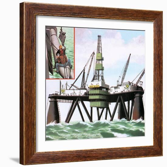 North Sea Oil-John Keay-Framed Giclee Print