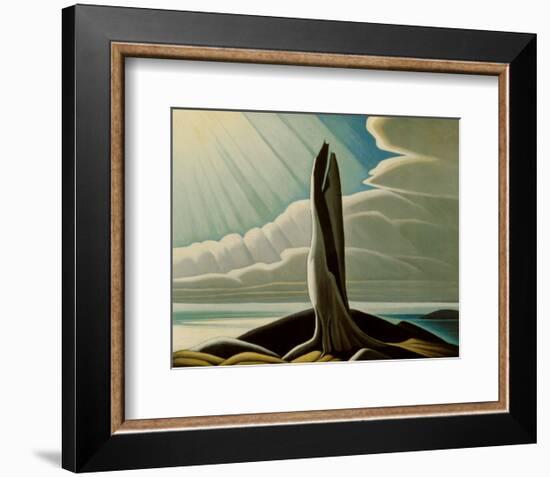 North Shore, Lake Superior-Lawren S^ Harris-Framed Art Print