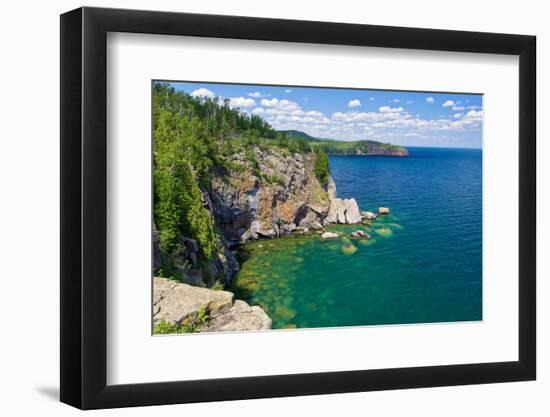 North Shore, Lake Superior-Steven Gaertner-Framed Photographic Print