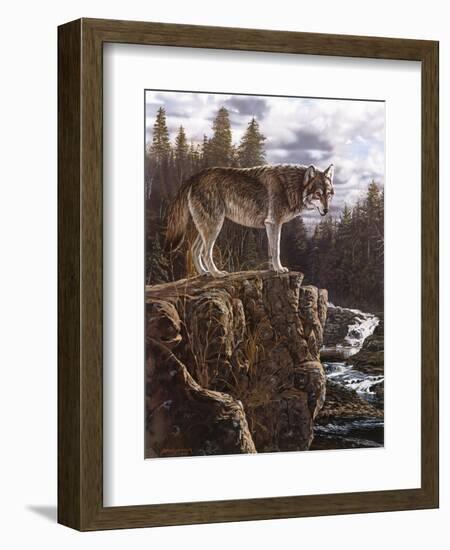 North Shore Lookout-Bruce Miller-Framed Giclee Print