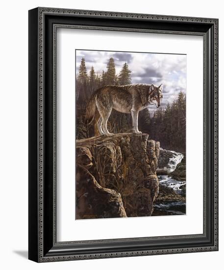 North Shore Lookout-Bruce Miller-Framed Giclee Print