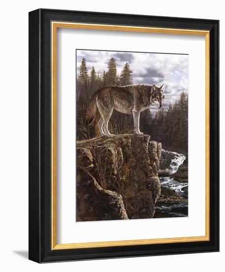 North Shore Lookout-Bruce Miller-Framed Giclee Print
