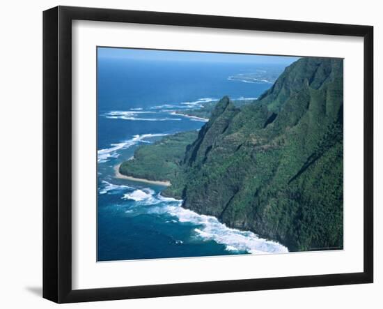 North Shore of Kauai, Hawaii, USA-Charles Sleicher-Framed Photographic Print