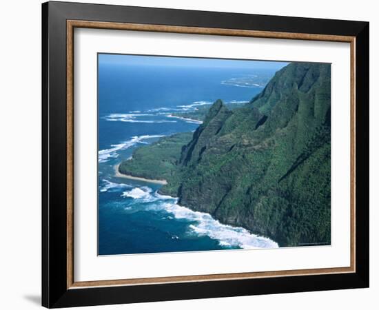 North Shore of Kauai, Hawaii, USA-Charles Sleicher-Framed Photographic Print