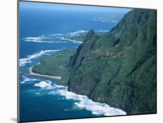 North Shore of Kauai, Hawaii, USA-Charles Sleicher-Mounted Photographic Print