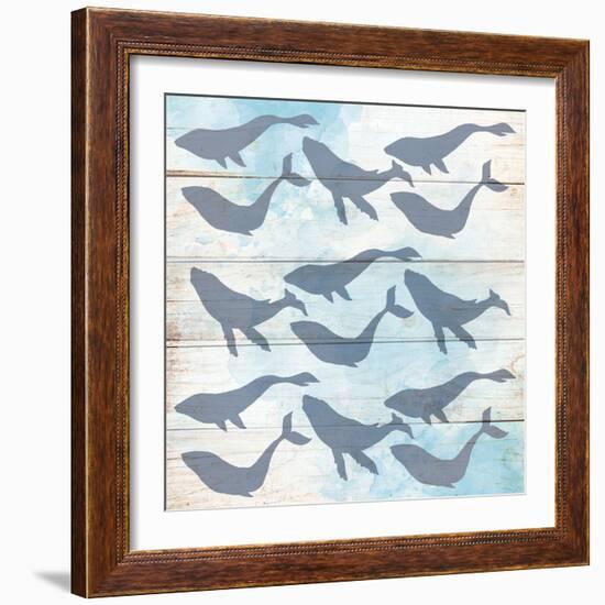 North Shore Pattern-Kimberly Allen-Framed Art Print