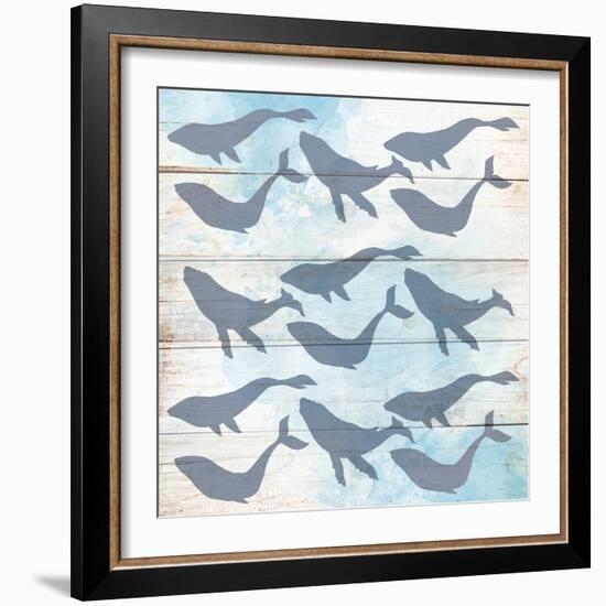 North Shore Pattern-Kimberly Allen-Framed Art Print