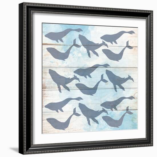 North Shore Pattern-Kimberly Allen-Framed Art Print