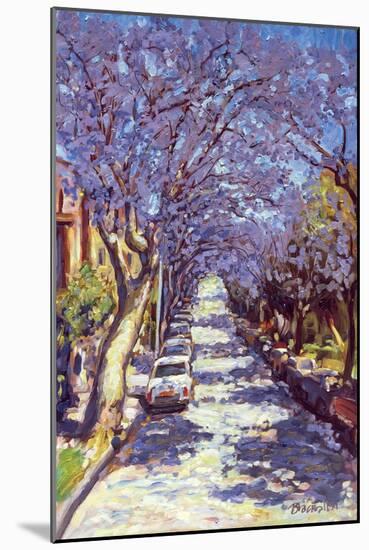 North Sydney Jacaranda, 1990-Ted Blackall-Mounted Giclee Print