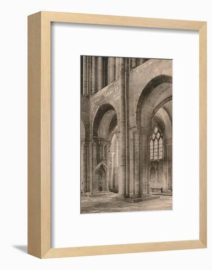 North transept of Winchester Cathedral, Hampshire, early 20th century(?)-Unknown-Framed Photographic Print