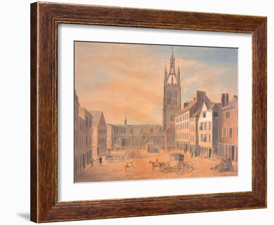 North View of St Nicholas' Church-Robert Johnson-Framed Giclee Print