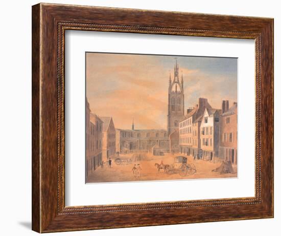 North View of St Nicholas' Church-Robert Johnson-Framed Giclee Print