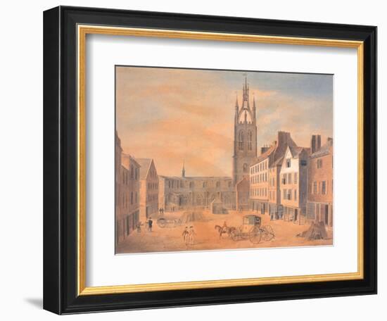 North View of St Nicholas' Church-Robert Johnson-Framed Giclee Print