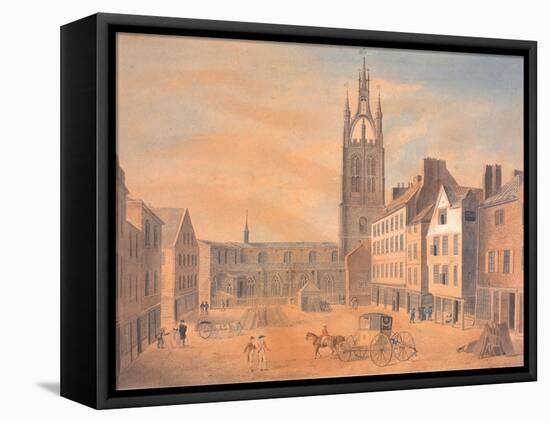 North View of St Nicholas' Church-Robert Johnson-Framed Premier Image Canvas