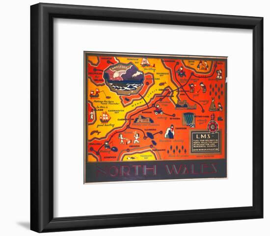 North Wales LMS-null-Framed Art Print