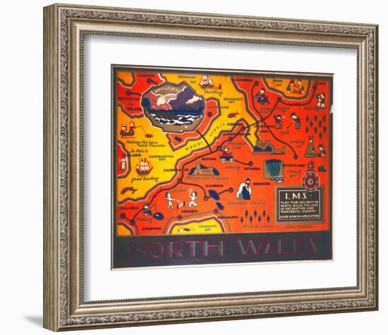 North Wales LMS-null-Framed Art Print