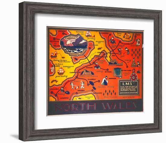 North Wales LMS-null-Framed Art Print