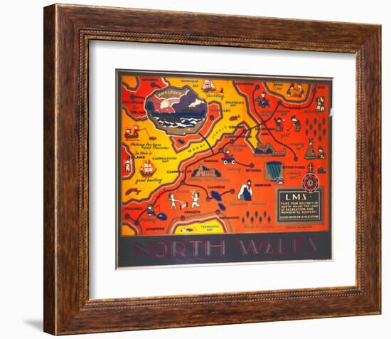 North Wales LMS-null-Framed Art Print