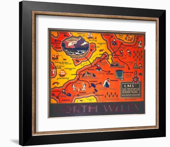 North Wales LMS-null-Framed Art Print