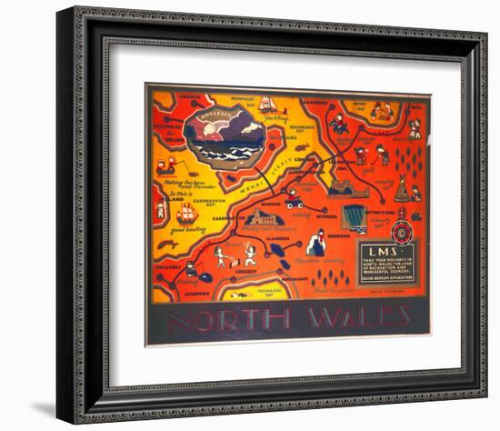 North Wales LMS-null-Framed Art Print