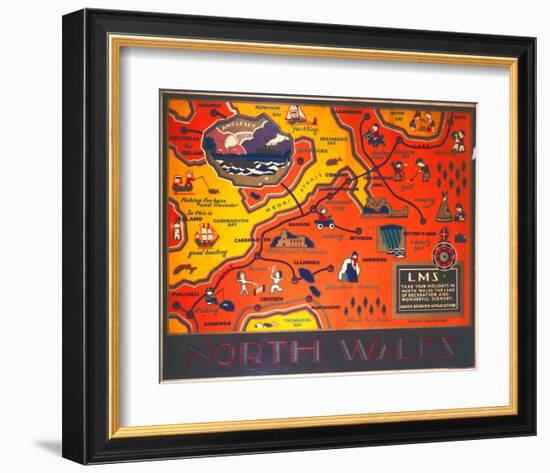 North Wales LMS-null-Framed Art Print