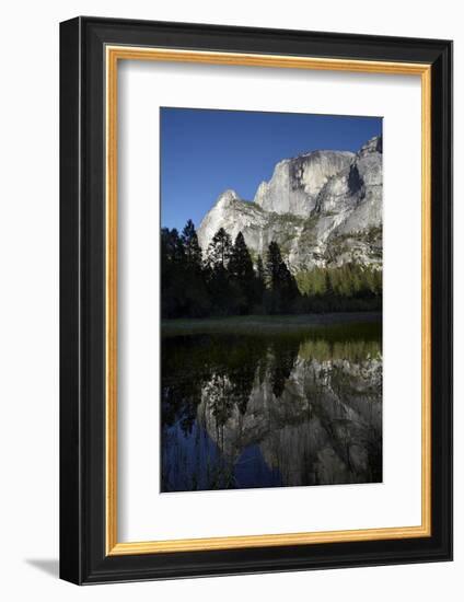 North West Face of Half Dome, Mirror Lake, Yosemite NP, California-David Wall-Framed Photographic Print