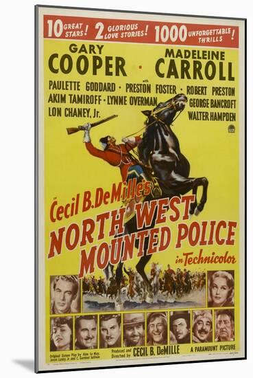 North West Mounted Police, 1940-null-Mounted Art Print