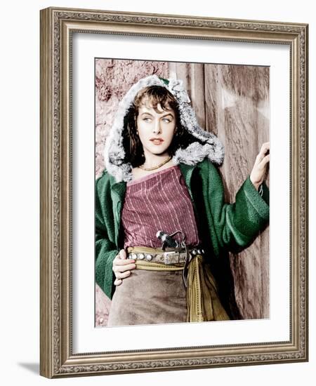 North West Mounted Police, Paulette Goddard, 1940-null-Framed Photo
