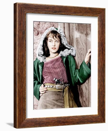 North West Mounted Police, Paulette Goddard, 1940-null-Framed Photo