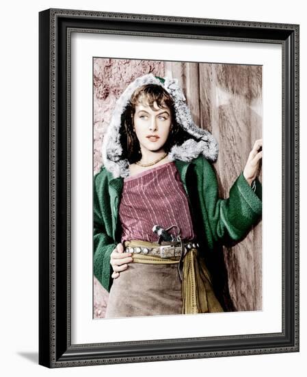 North West Mounted Police, Paulette Goddard, 1940-null-Framed Photo