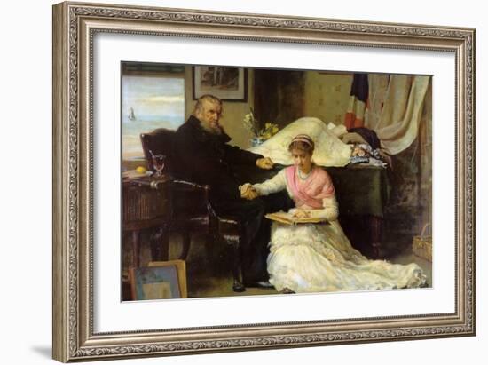 North-West Passage-John Everett Millais-Framed Art Print