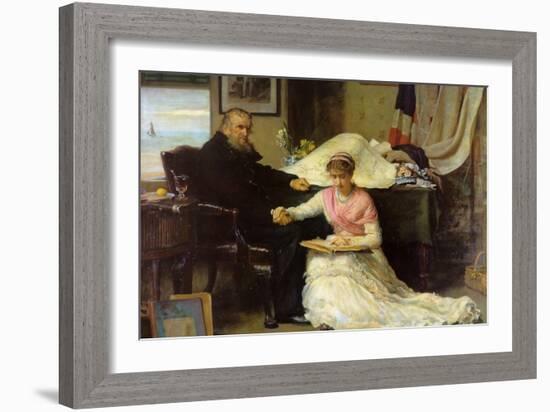 North-West Passage-John Everett Millais-Framed Art Print