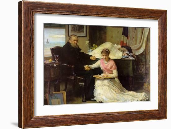 North-West Passage-John Everett Millais-Framed Art Print