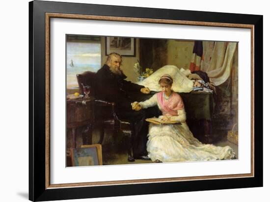 North-West Passage-John Everett Millais-Framed Art Print