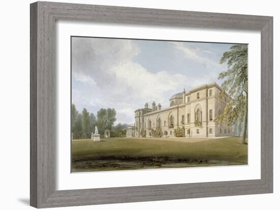 North-West View of Chiswick House, Chiswick, Hounslow, London, 1822-John Chessell Buckler-Framed Giclee Print