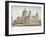 North-West View of St Paul's Cathedral with Figures Walking in Front, City of London, 1854-Christopher Wren-Framed Giclee Print