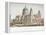 North-West View of St Paul's Cathedral with Figures Walking in Front, City of London, 1854-Christopher Wren-Framed Premier Image Canvas