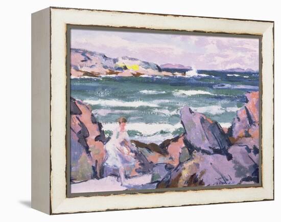 North Wind, Iona (The Bather)-Francis Campbell Boileau Cadell-Framed Premier Image Canvas