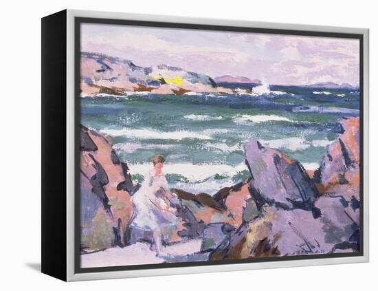 North Wind, Iona (The Bather)-Francis Campbell Boileau Cadell-Framed Premier Image Canvas