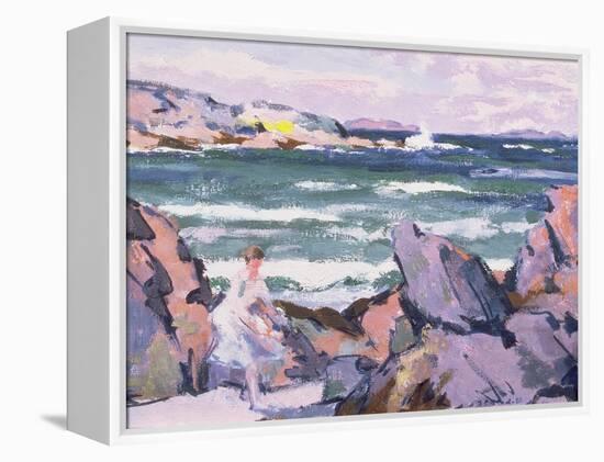 North Wind, Iona (The Bather)-Francis Campbell Boileau Cadell-Framed Premier Image Canvas