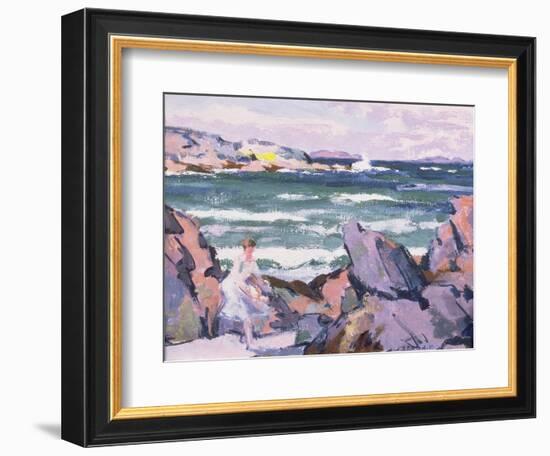 North Wind, Iona (The Bather)-Francis Campbell Boileau Cadell-Framed Giclee Print