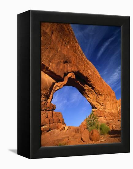 North Window Arch, Arches National Park, UT-Gary Conner-Framed Premier Image Canvas
