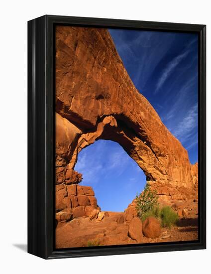 North Window Arch, Arches National Park, UT-Gary Conner-Framed Premier Image Canvas