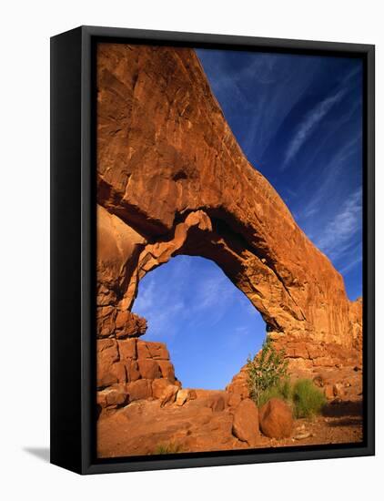 North Window Arch, Arches National Park, UT-Gary Conner-Framed Premier Image Canvas