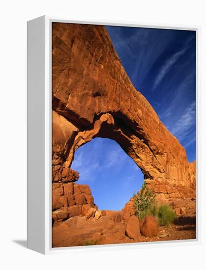 North Window Arch, Arches National Park, UT-Gary Conner-Framed Premier Image Canvas