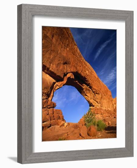 North Window Arch, Arches National Park, UT-Gary Conner-Framed Photographic Print