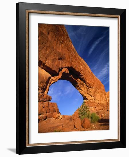 North Window Arch, Arches National Park, UT-Gary Conner-Framed Photographic Print